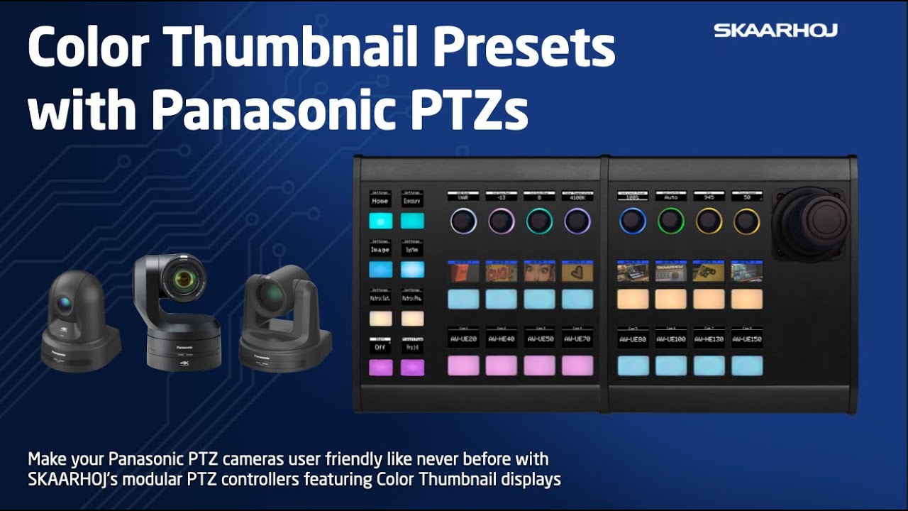 Color Thumbnail Presets with Panasonic PTZ