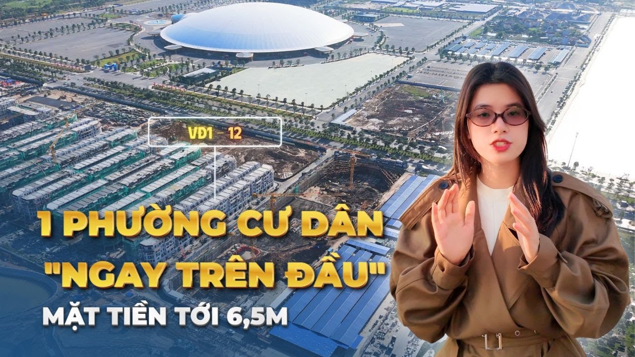 Phần 7| Shophouse 5 tầng, chân chung cư ~ 6000 dân ở Vinhomes Cổ Loa - Mặt tiền 6.5 m rộng nhất