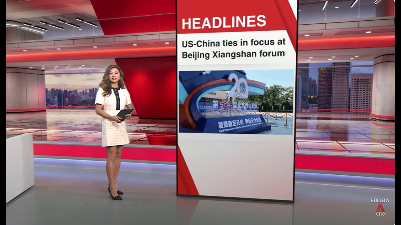 US-China ties in focus at Beijing Xiangshan Forum | East Asia Tonight 15 Sep 2026