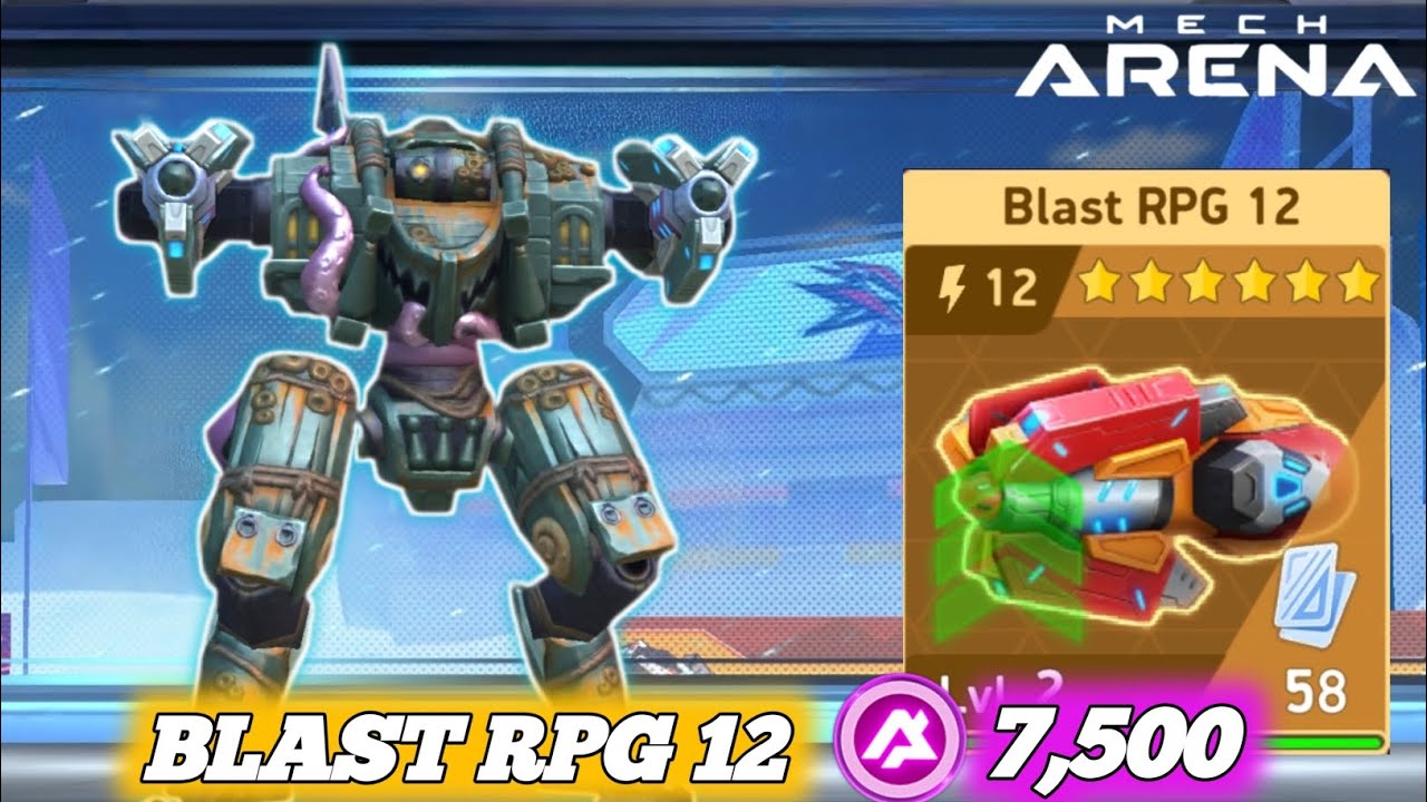 Finally Blast RPG Is Available In Gear Hub | Orion and Blast RPG - Mech Arena