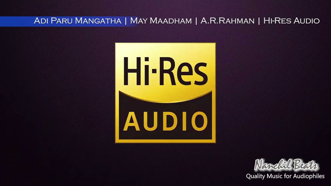 Adi Paru Mangatha | May Maadham | A.R.Rahman |  Suneeta Rao & G.V.Prakash | Hi-Res Audio