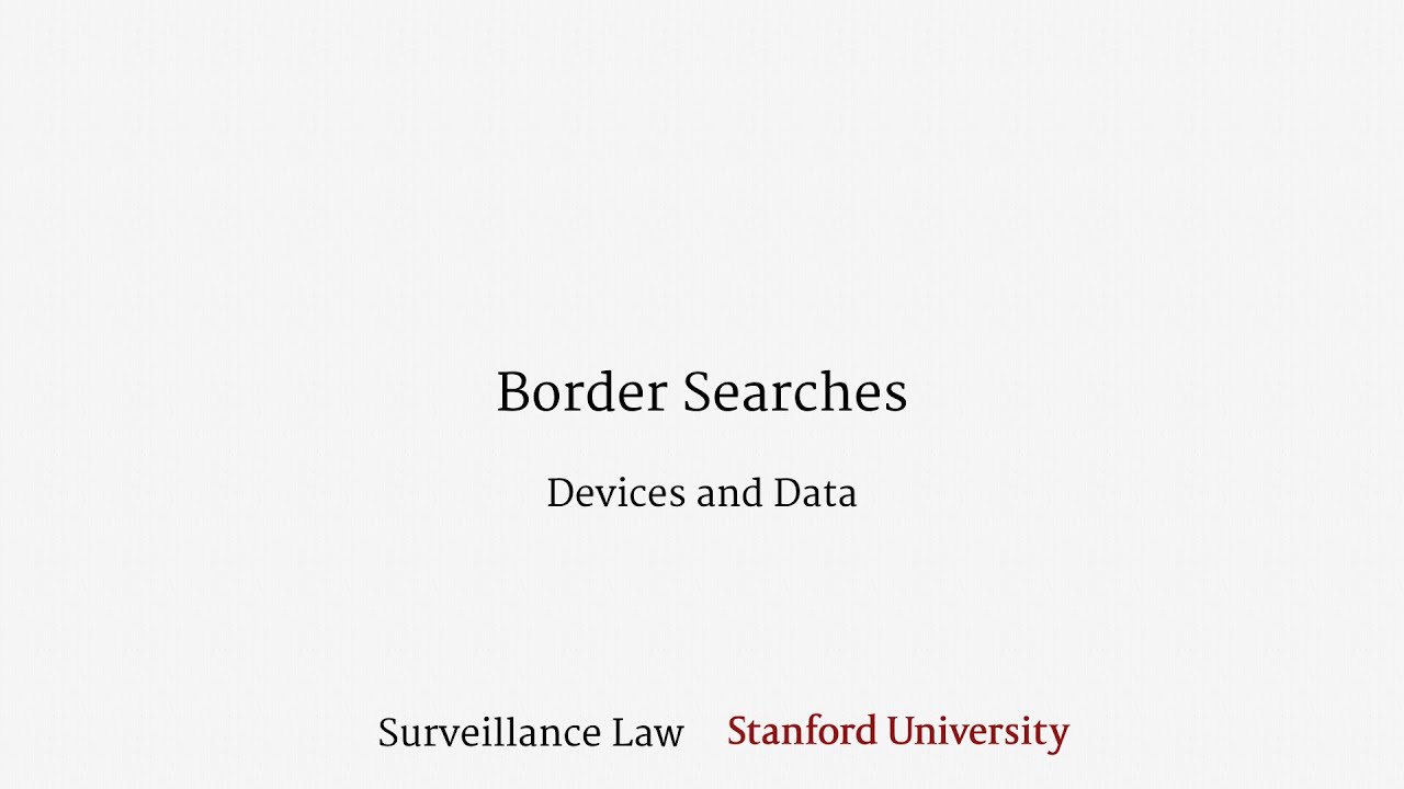 Border Searches