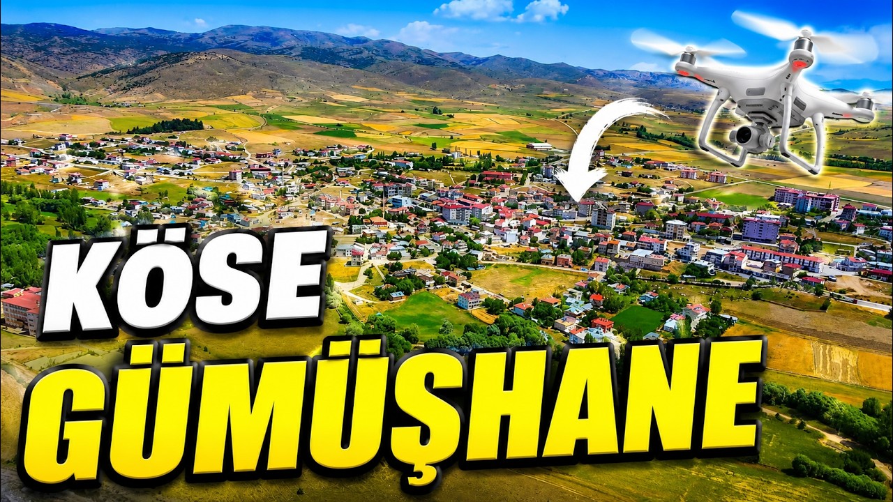 KÖSE GÜMÜŞHANE DRONE ÇEKİMİ