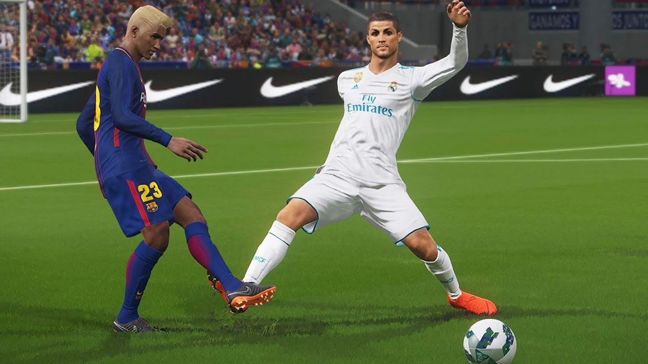 BARCELONA DO BINHO VS REAL MADRID DO CR7, FINAL EMOCIONANTE - PES 2018 - RUMO AO ESTRELATO #104