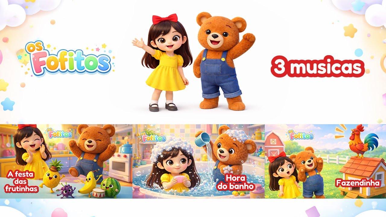 Musica infantil | Os fofitos | 3 Musicas