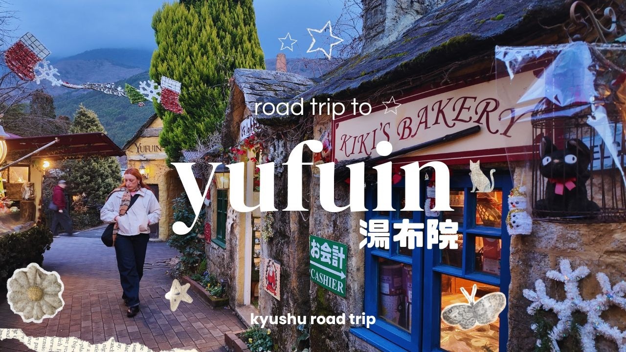 YUFUIN ITINERARY / visiting a Ghibli village, Showa era museum, Miffy bakery //VLOG KYUSHU ROAD TRIP