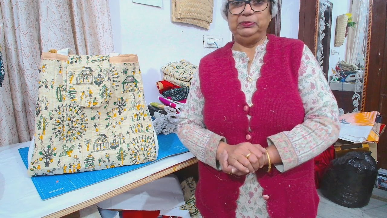 महिलाओं की पहली पसंद  / MAKE BIG BAG , TOTE BAGS AT HOME AND SELL THEM- TUTOROAL