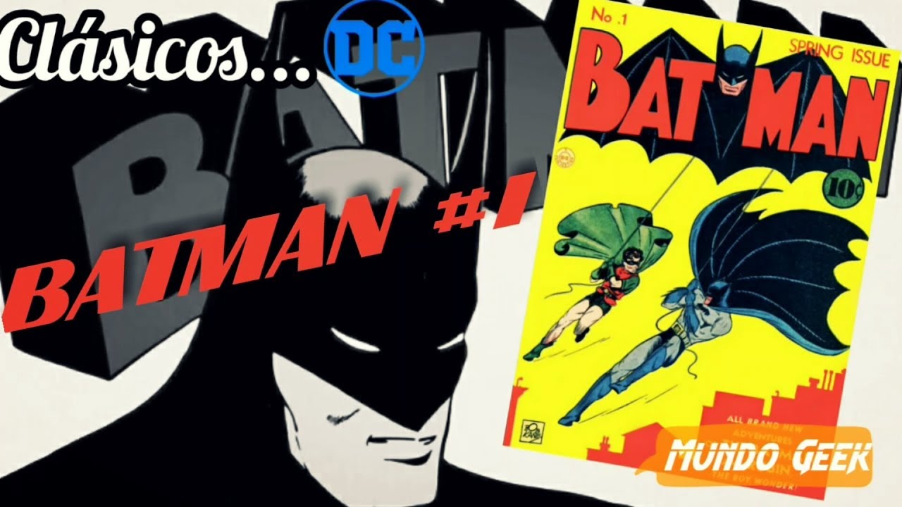 Batman #1(1940). Primera aparici&oacute;n del Joker. Cl&aacute;sicos DC Comics.