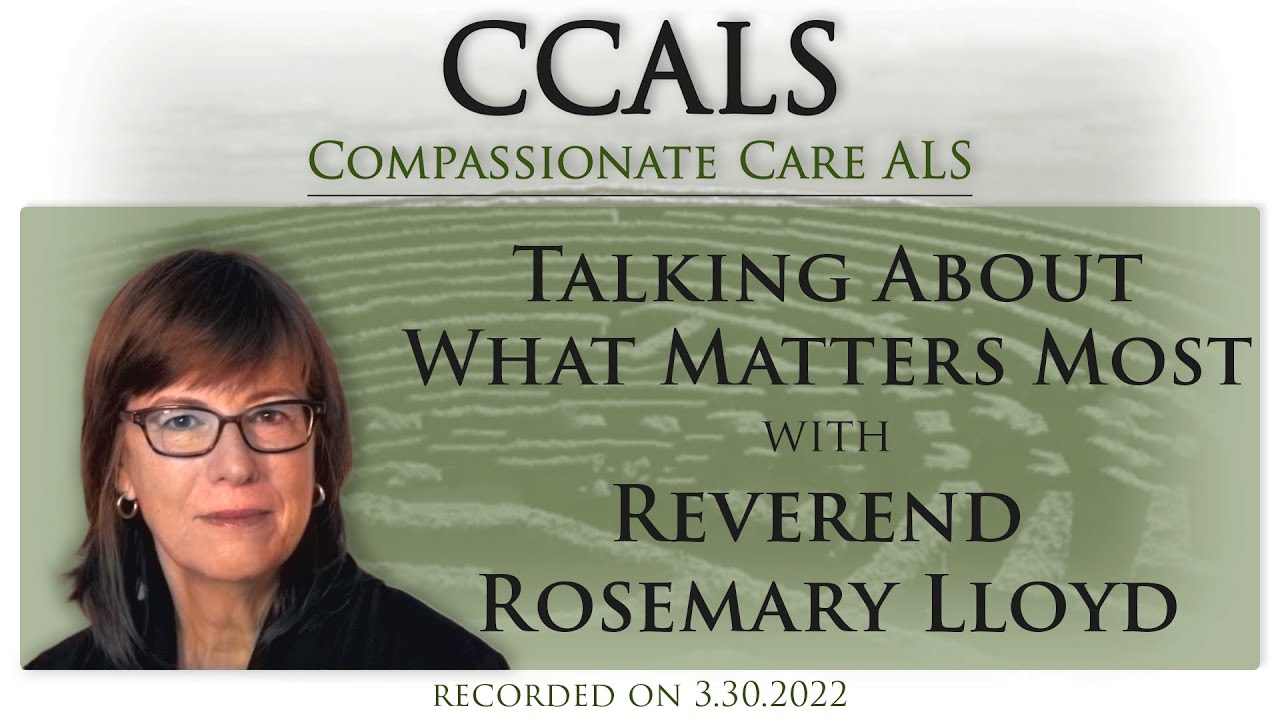 Talking About What Matters Most with Reverend Rosemary Lloyd