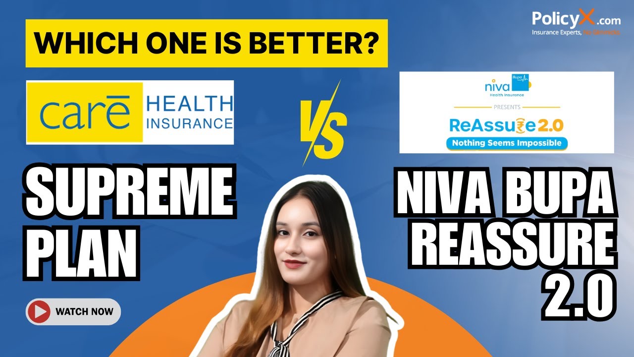 Care Supreme VS Niva Bupa Reassure 2 0 | Health Insurance Comparison | Care Supreme VS Niva Bupa