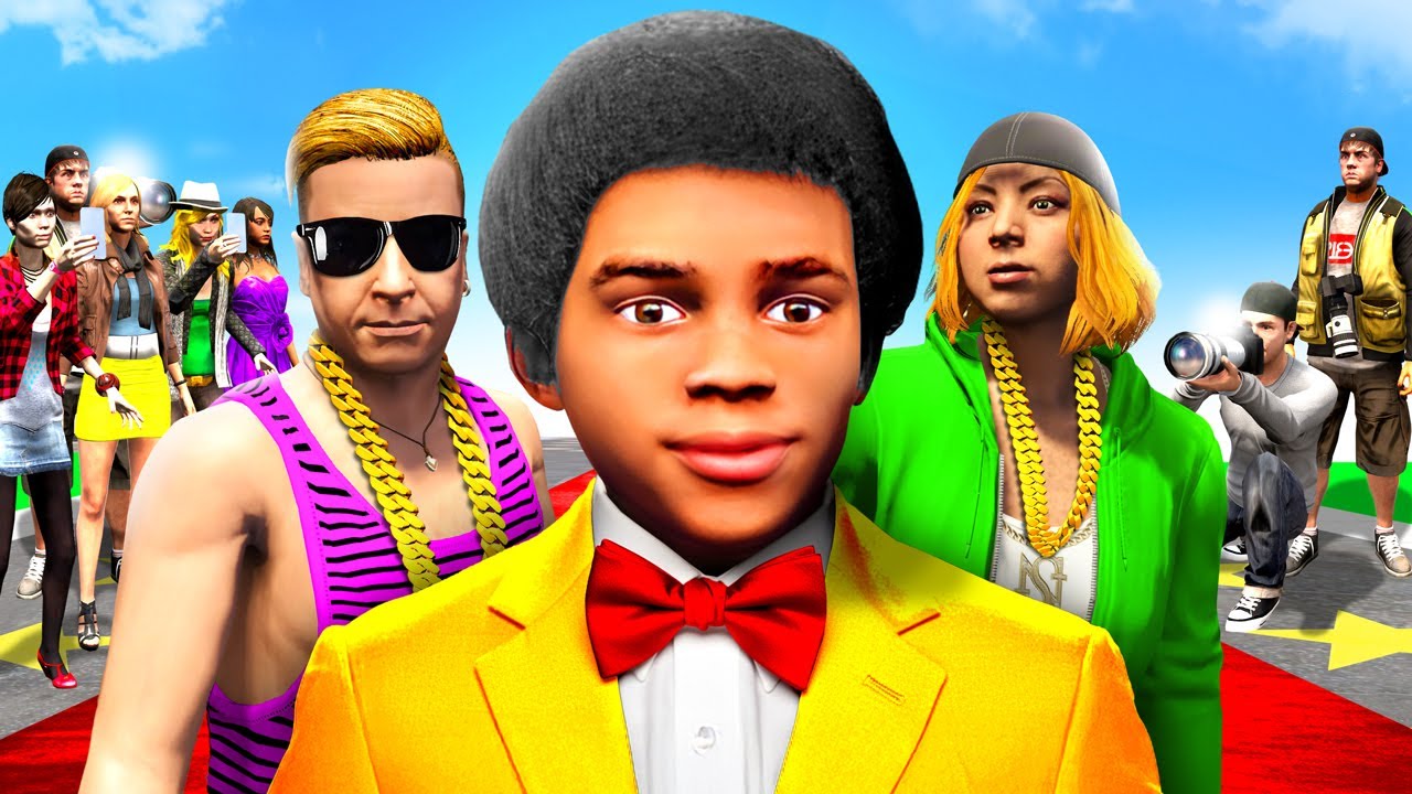 ADOPTED By A FAMOUS Family! (GTA 5)