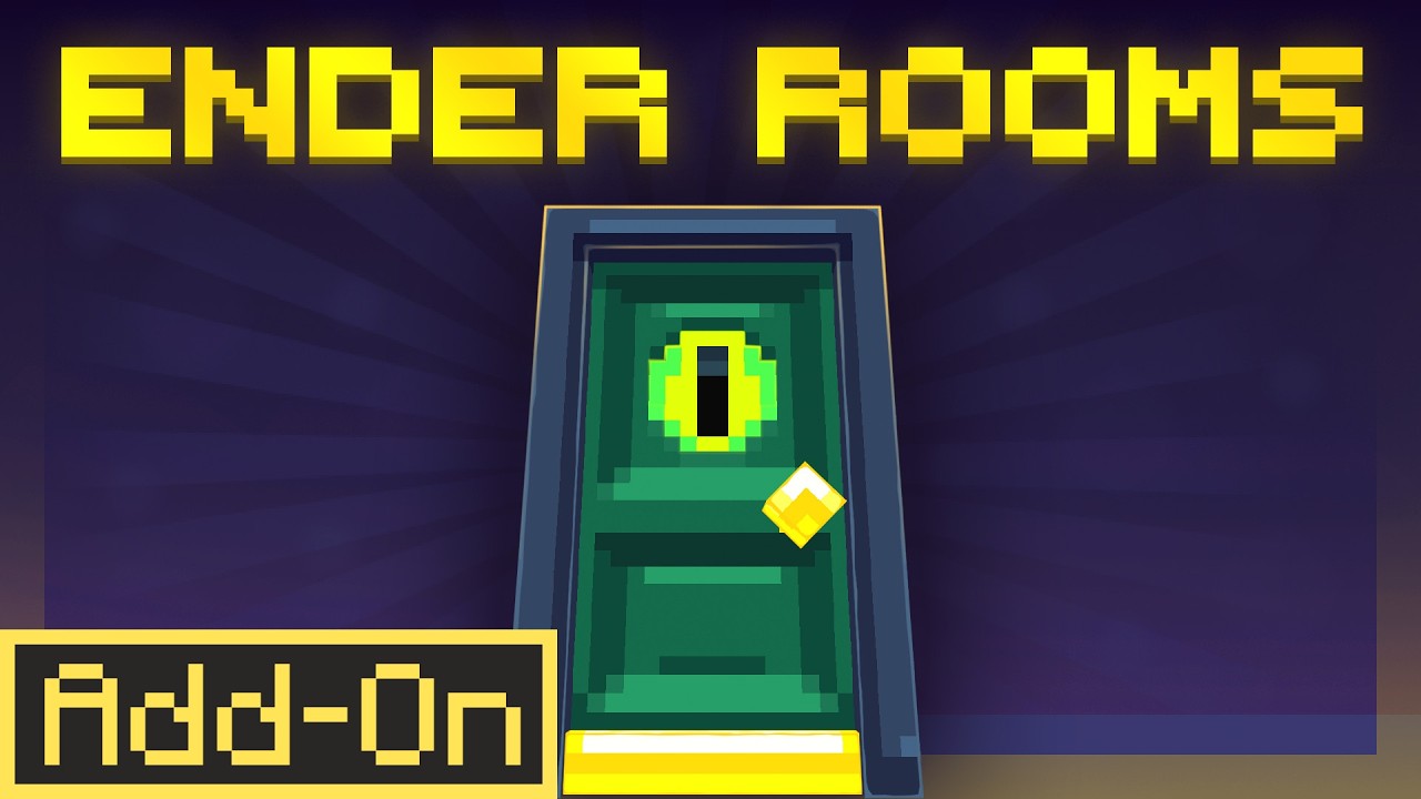 Дополнение Ender Rooms создает комнаты с эндер-сундуками в Minecraft Bedrock Edition.