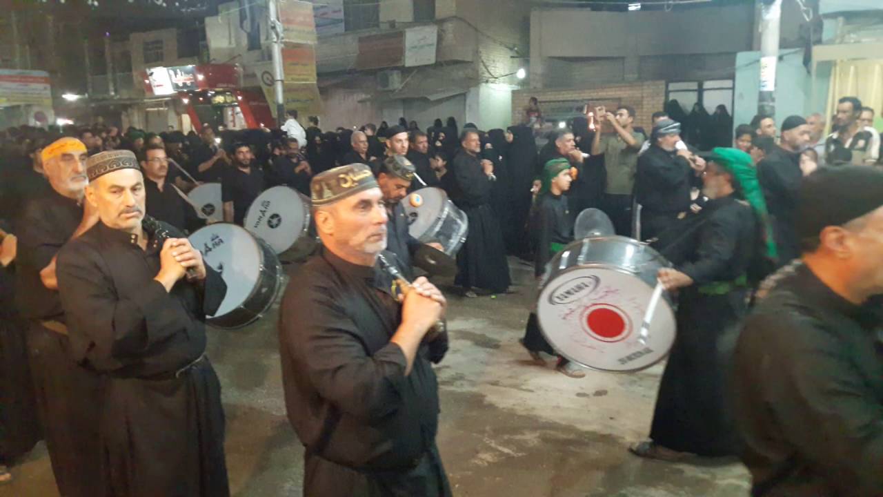 موكب اهالي سدة الهندية (بابل) الليلة السابعة من محرم، تشابه ...بركات الملك