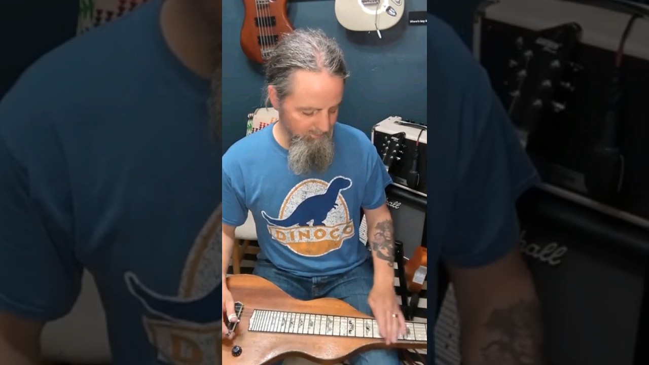 A quick intro to the lap steel guitar. #lapsteelguitar