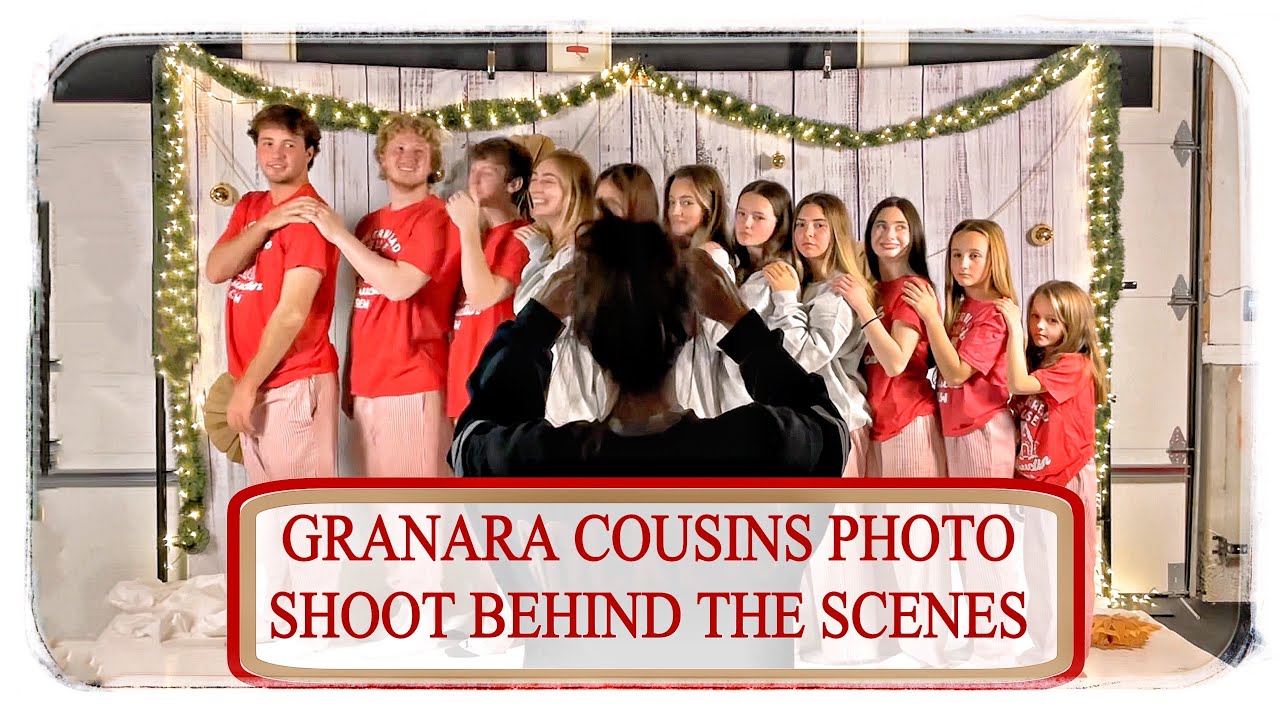GRANARA COUSINS PHOTOSHOOT - BEHIND THE SCENES ❤️🎄💚