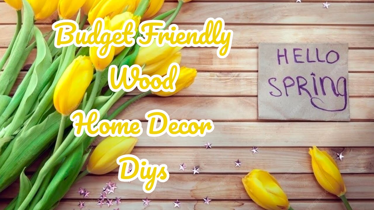 Spring Wood Diys on a Budget #highenddiys #wooddiys 