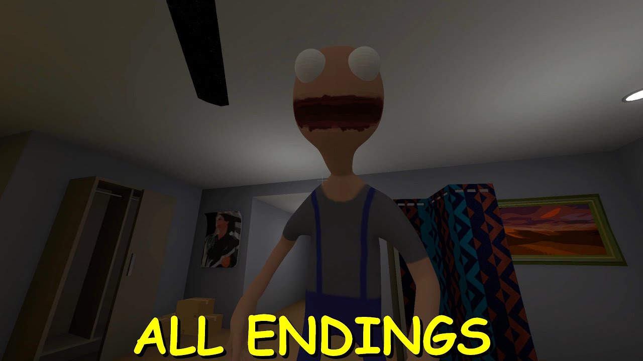 George Likes Lasagna Full Game & All ENDINGS Playthrough gameplay