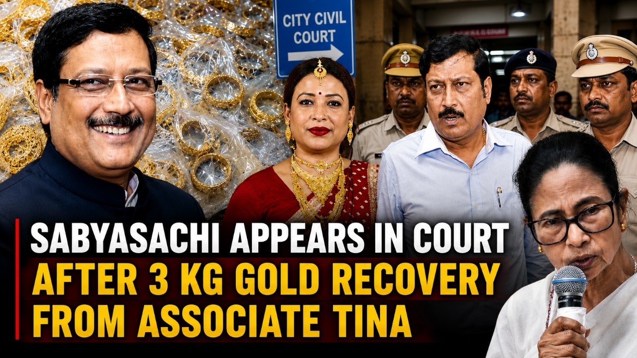 Sabyasachi Appears in Court After 3 kg Gold Recovery From Associate Tina