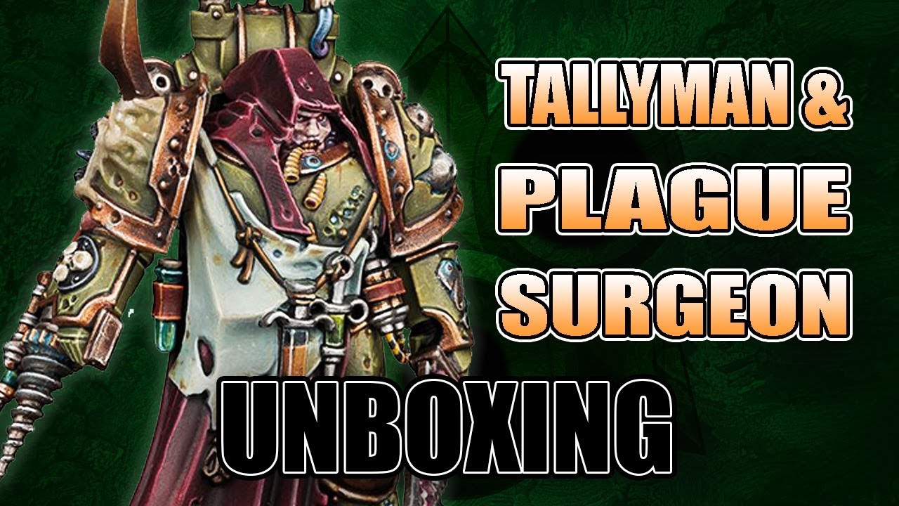 Death Guard Tallyman & Plague Surgeon Character Kits