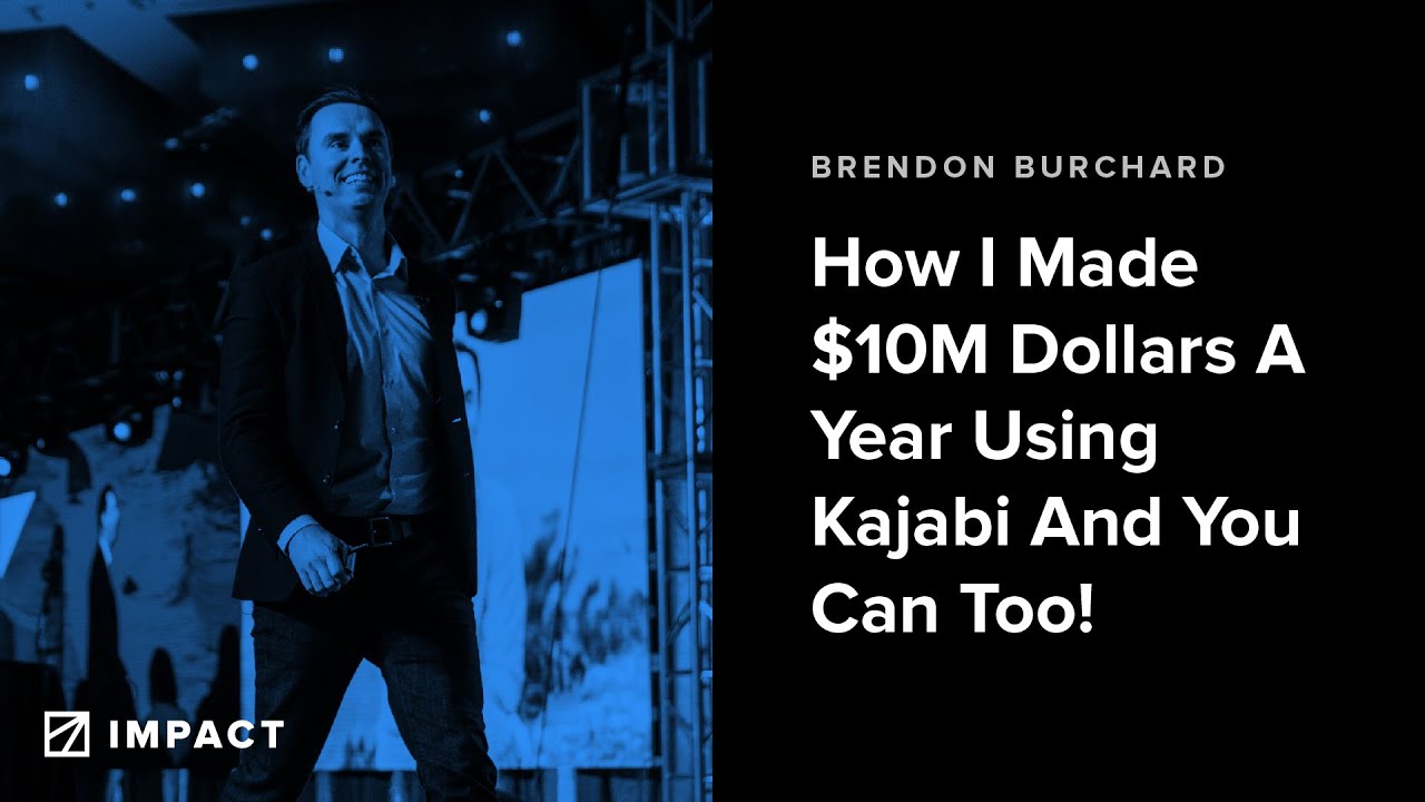 How Brendon Burchard Makes $10M Dollars A Year Using Kajabi And You Can Too!