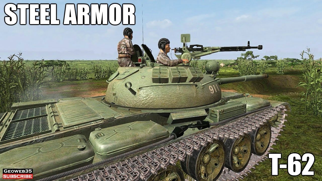 Steel Armor SABOW T62 Tanks in combat! Real TankSim