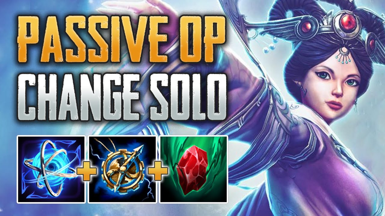 SAVED BY PASSIVE! Chang'e Solo Gameplay (SMITE Conquest)