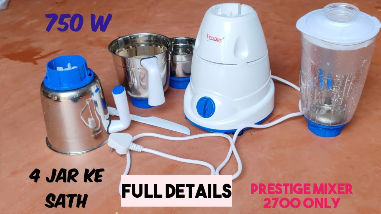Prestige atlas plus 750 W mixer grinder unboxing and full details, Best mixer grinder under 3000