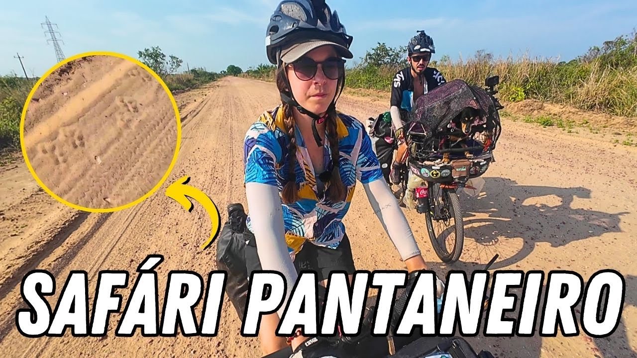 SAFÁRI de BICICLETA no PANTANAL — encontramos rastros de ONÇA! | Passo do Lontra/MS - Ep19 parte1