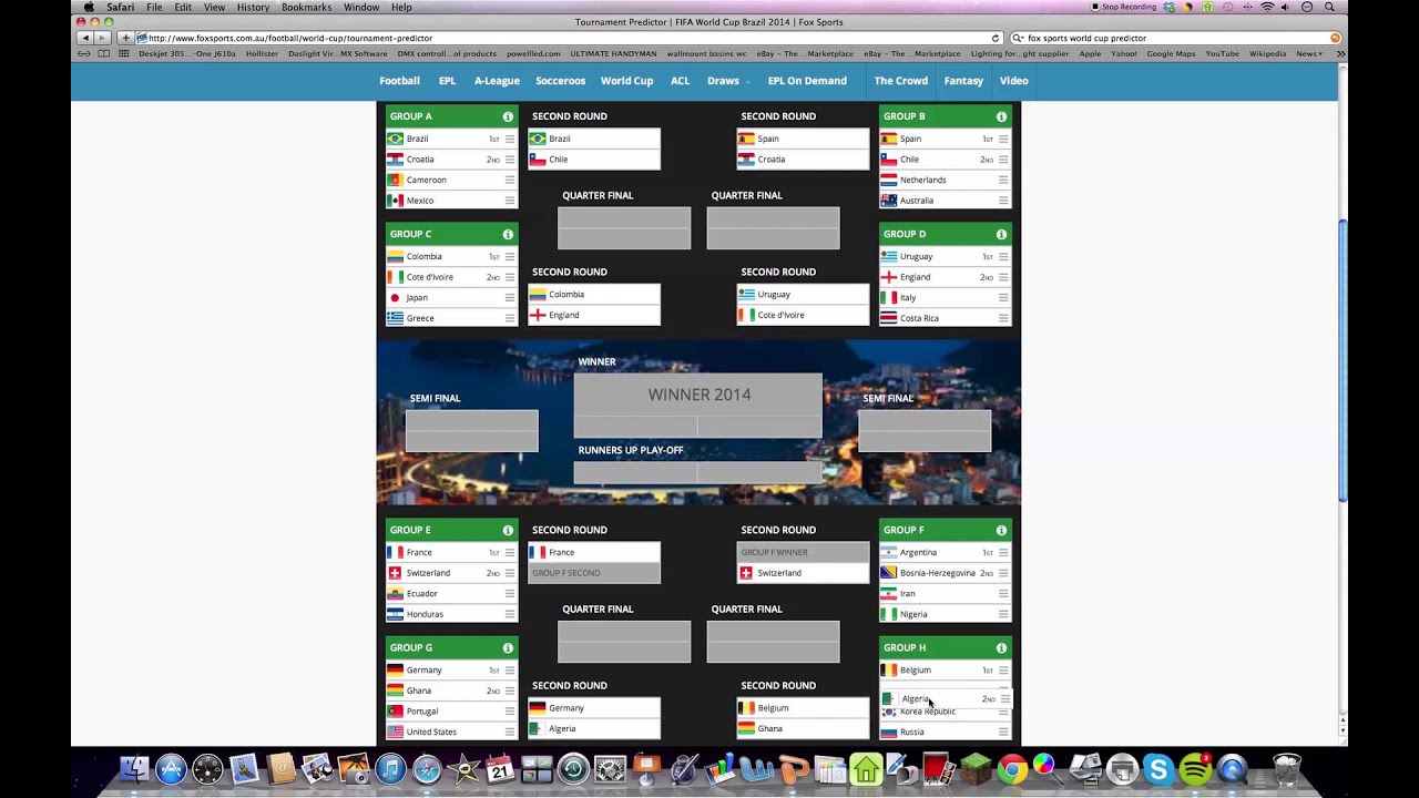 FIFA World Cup 2014 Full Predictions
