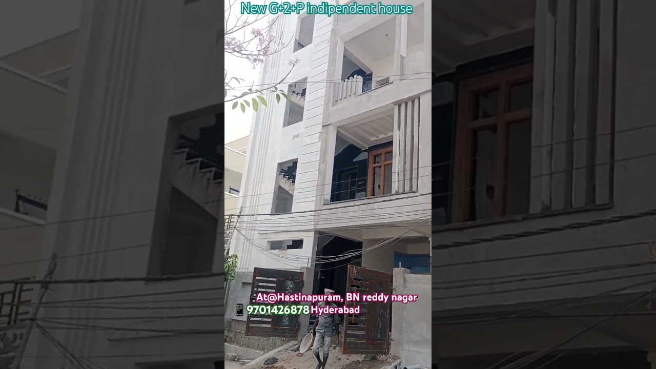 Newly constructed house for sale at Hastinapuram BN reddy nagar Hyderabad #realestate #houses #viral