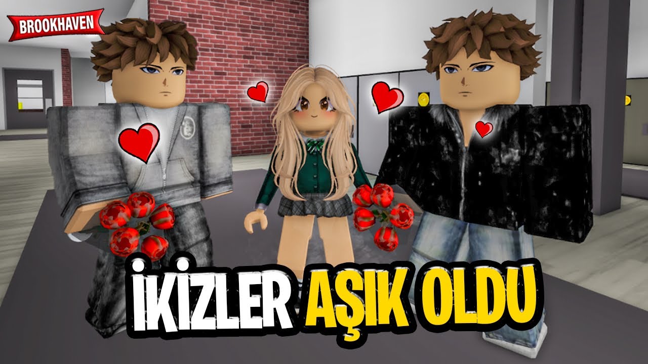OKULA YENİ GELEN İKİZLER BANA AŞIK OLDU! 💘 roblox brookhaven 🏡rp
