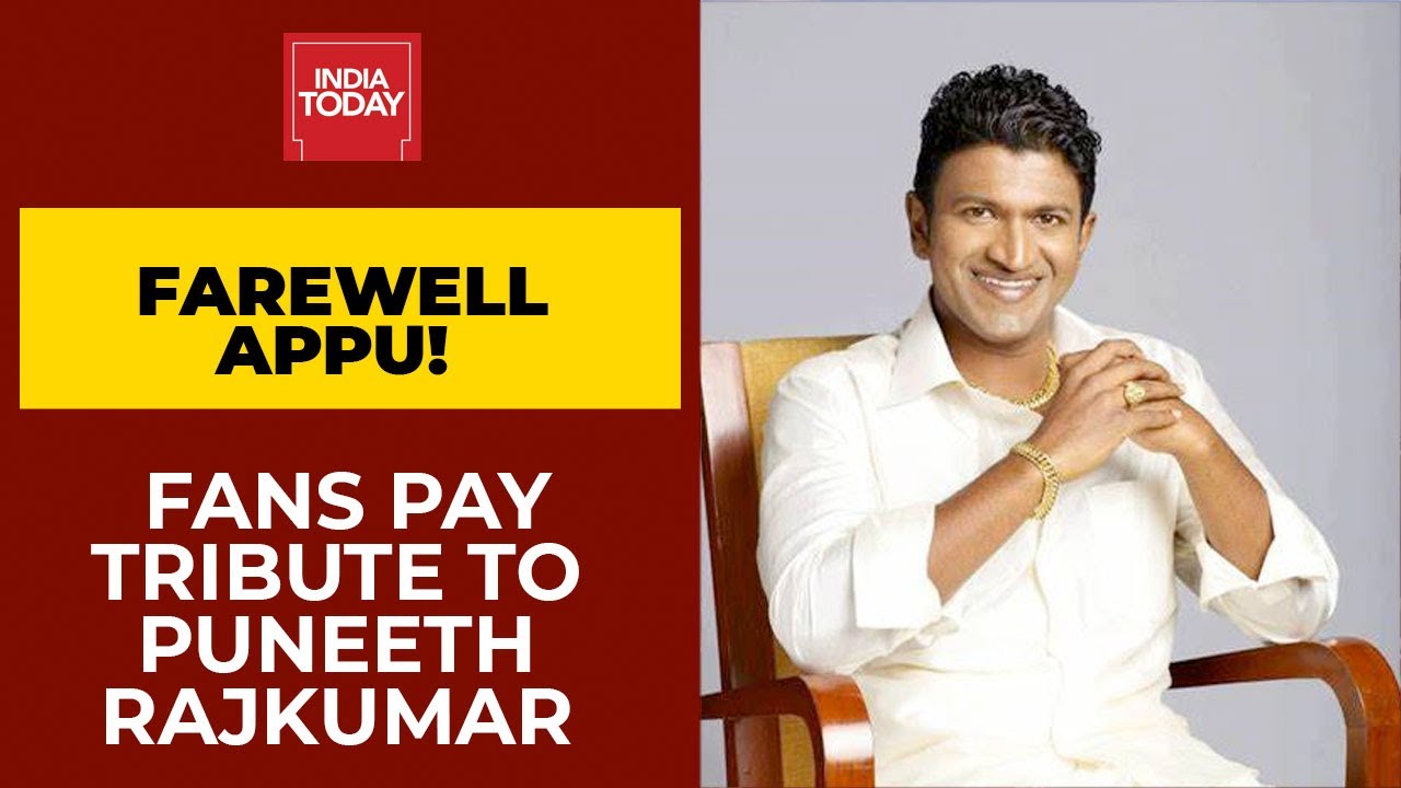 Farewell Appu: Fans Pay Tribute To Power Star & Kannada Superstar Puneeth Rajkumar, Sing His Song