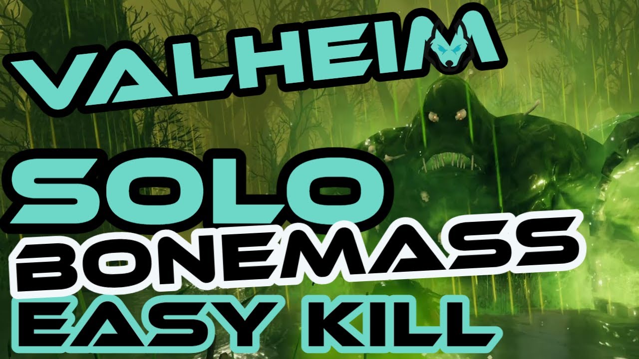 Valheim Bonemass Boss Solo Easy Kill (New Boss Update)
