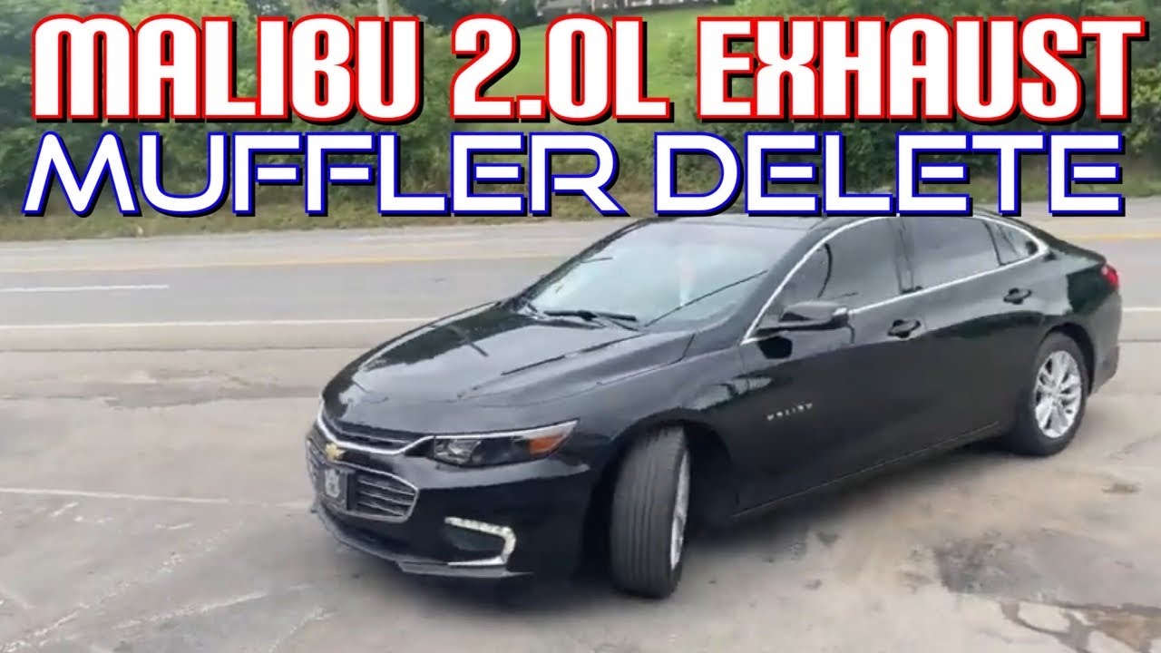 2016 Chevy Malibu DUAL EXHAUST w/ MUFFLER DELETE!