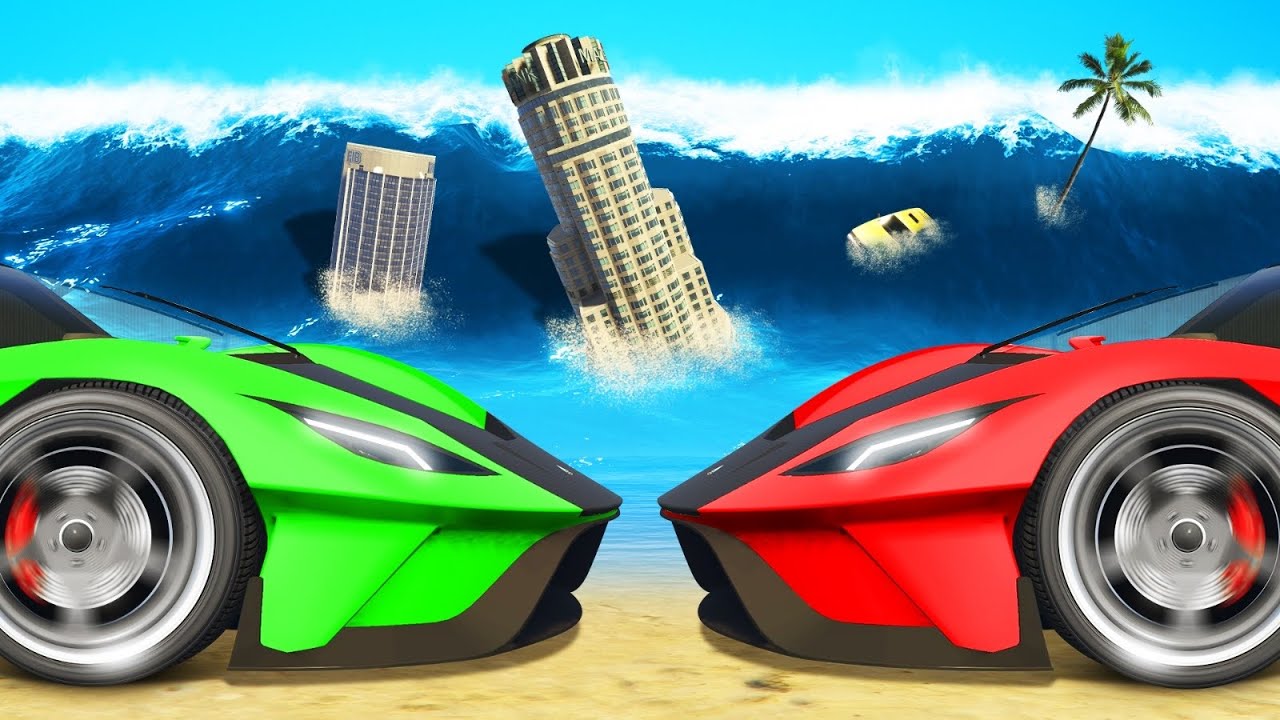 ЦУНАМИ + Лицом к лицу = БЕЗУМИЕ… (GTA 5)