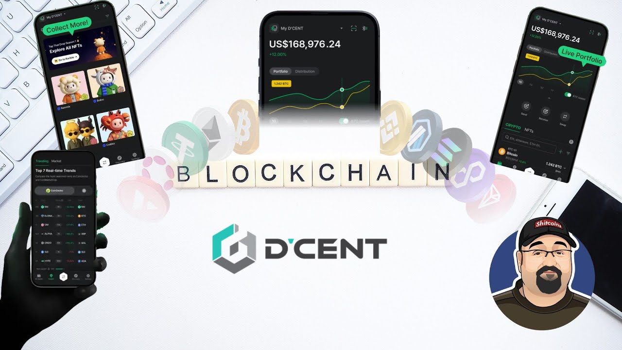 Раздача приложения D'CENT Wallet и биометрического аппаратного кошелька!