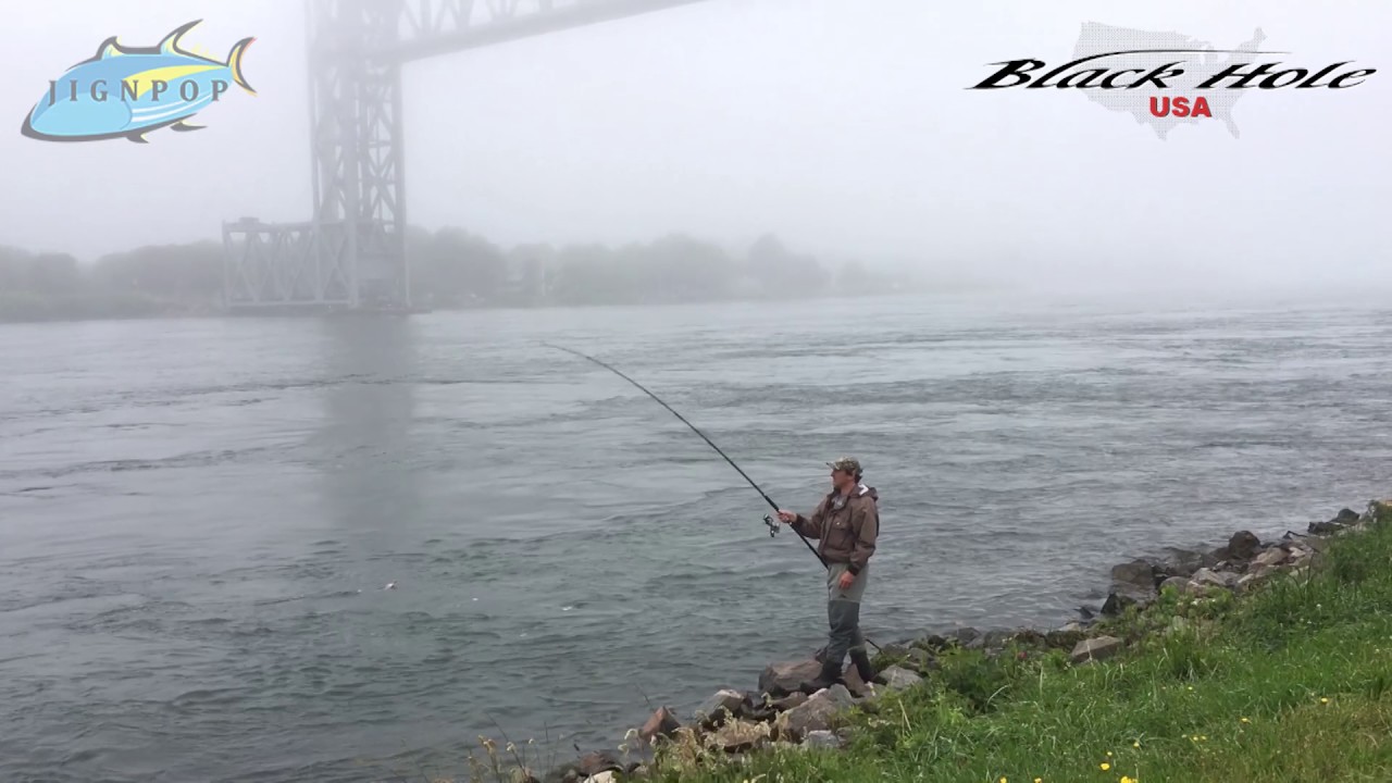 Demo Day at Cape Cod Canal! Black Hole USA 10' Surf II Heavy Rod