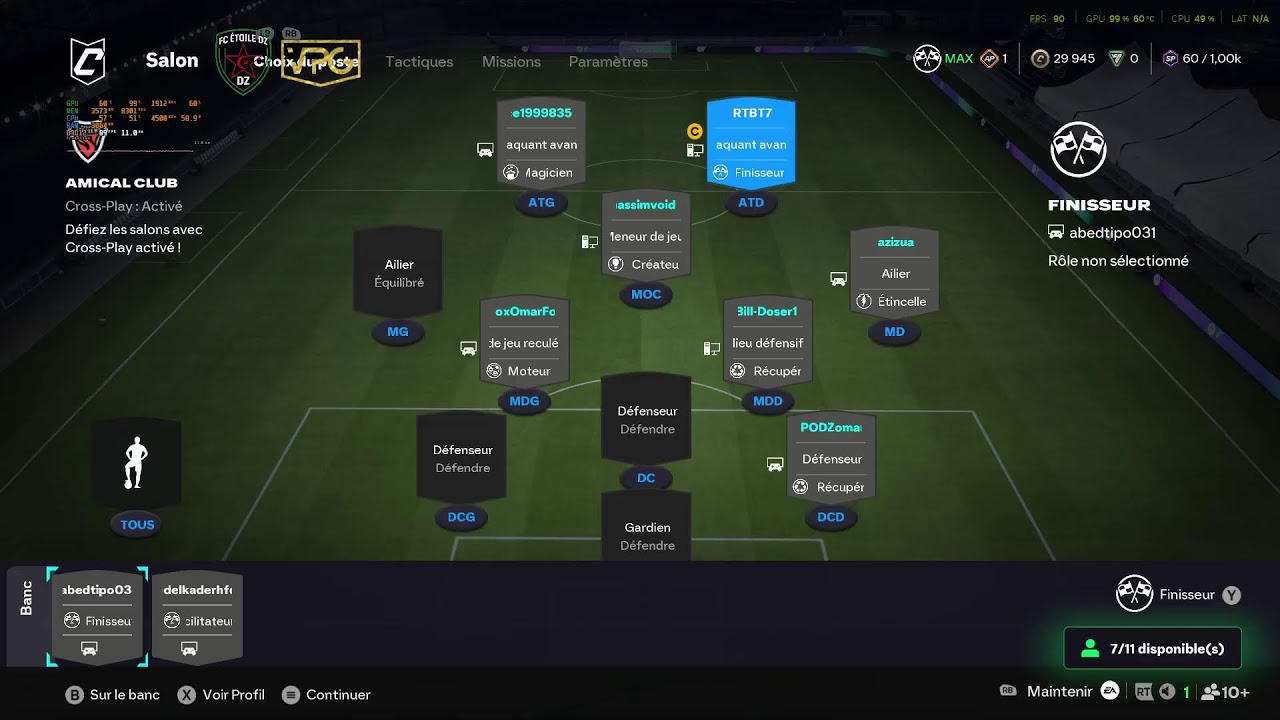 Raouf T.b.t EA FC 26 Pro club Etoile Dz
