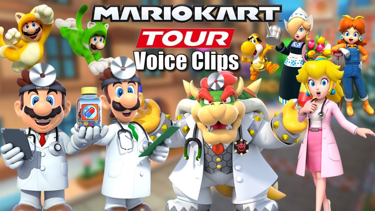 Mario Kart Tour Selectable Character Voice Clips (Yoshi Tour 2022 - Cat Tour 2022)