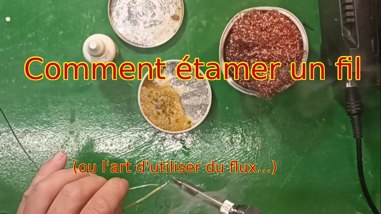 Comment &eacute;tamer un fil proprement