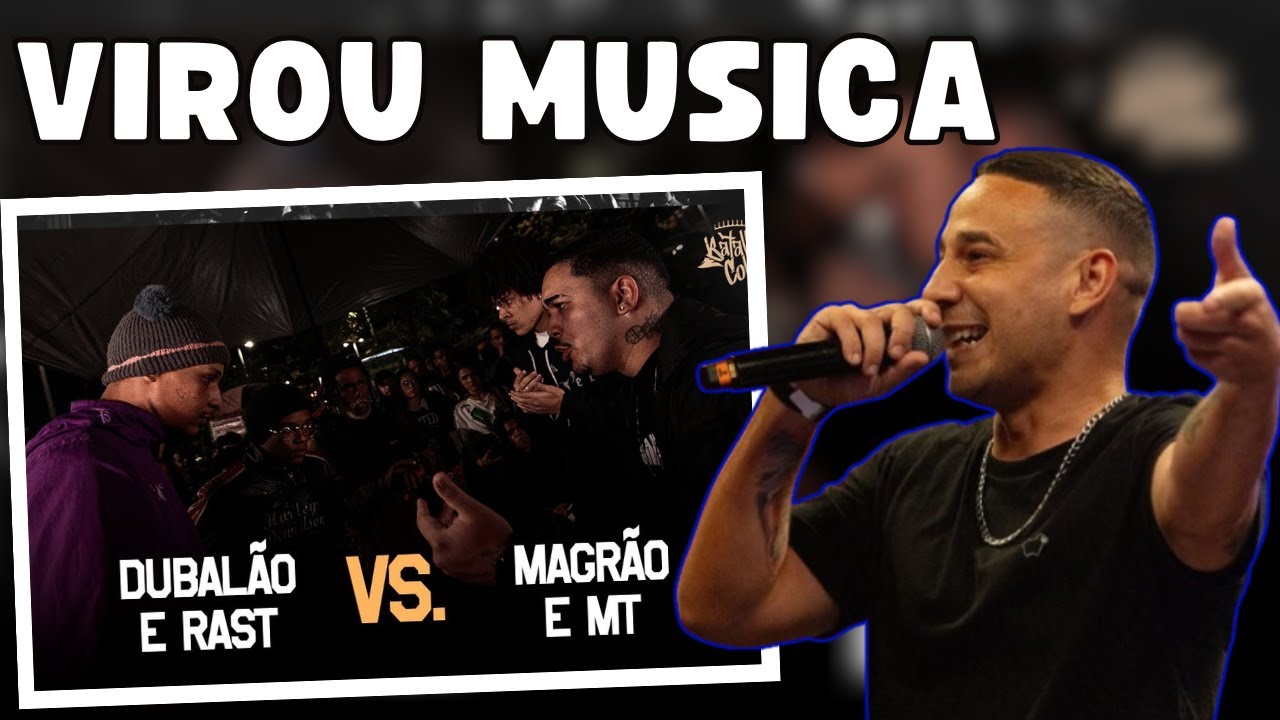 ZEN REACT-VIROU MÚSICA!!🔥🔥🎶 MAGRÃO SP E MT X DUBALÃO E RAST   1ª FASE  EDIÇÃO DE DUPLAS ESTILO NORTE