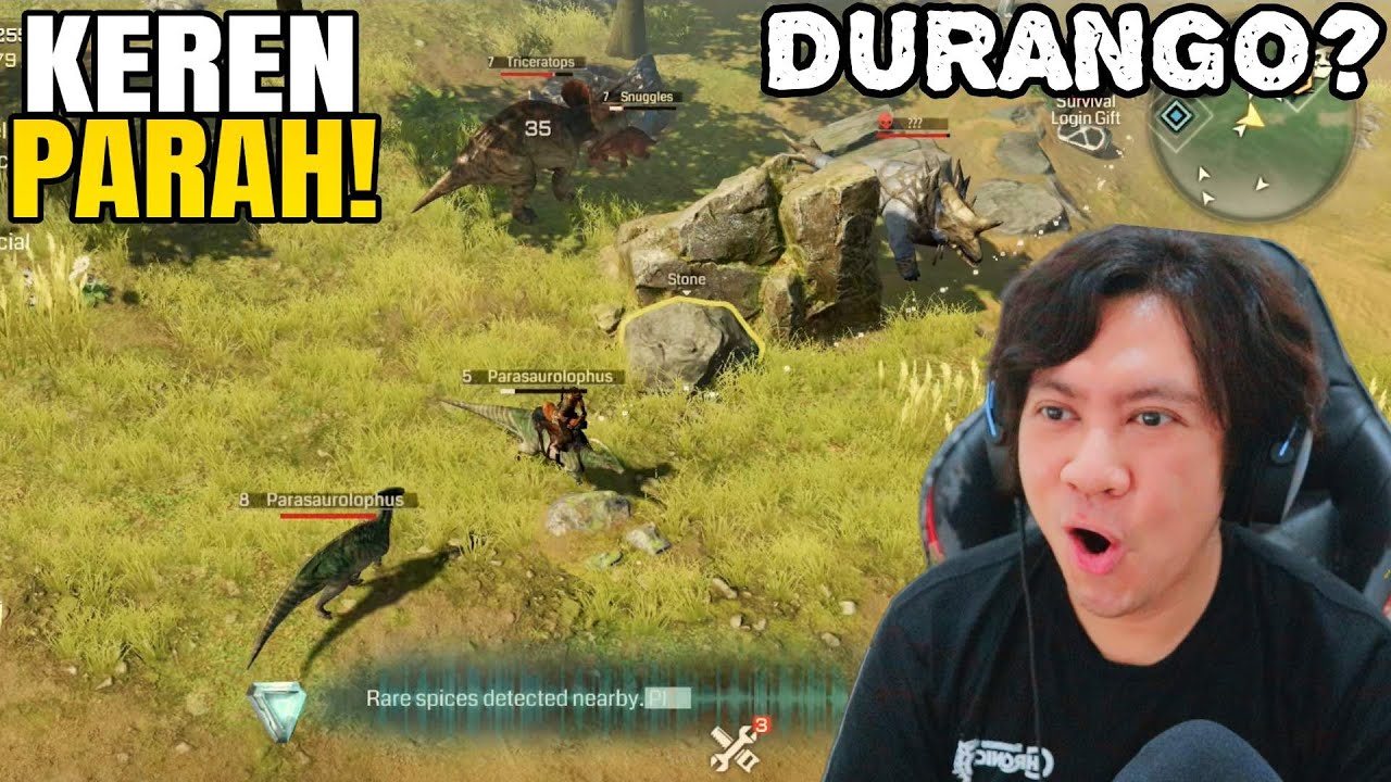 Keren parah! DURANGO Banget ini! Dinosaur Isle: Survival (Android) Open World Survival Ditusi