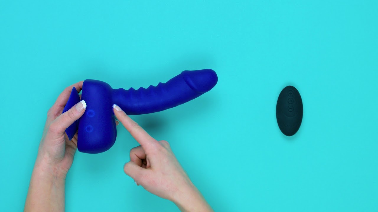 UPRIZE Remote Control Erecting Realistic Dildo Vibrator 6 Inch Purple