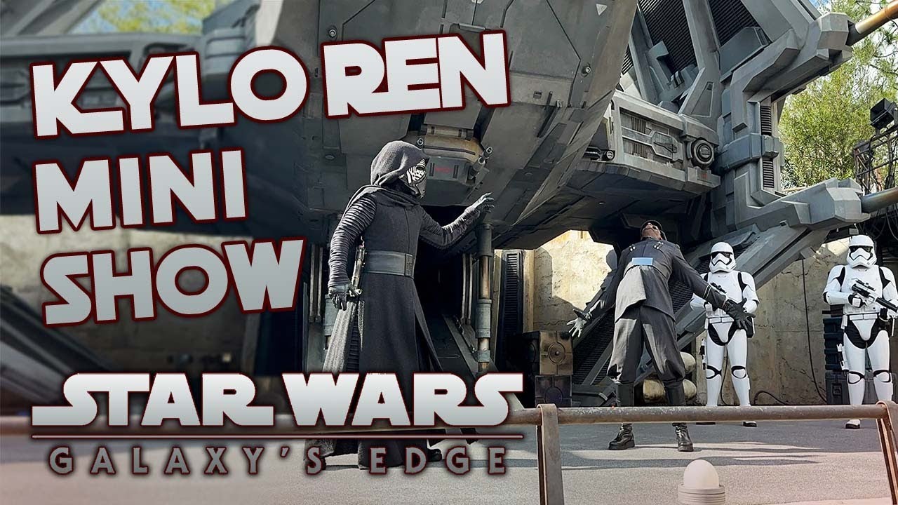 Kylo Ren & First Order Mini Show Returns to Star Wars: Galaxy's Edge