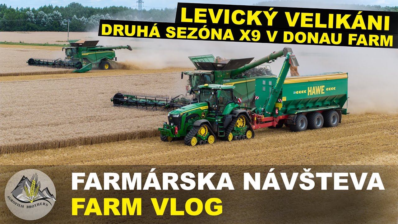 LEVICK&Yacute; VELIK&Aacute;NI 2x John Deere X9 1000 [ Druh&aacute; SEZ&Oacute;NA v DonauFarm ] Farm&aacute;rska N&aacute;v&scaron;teva FN#94