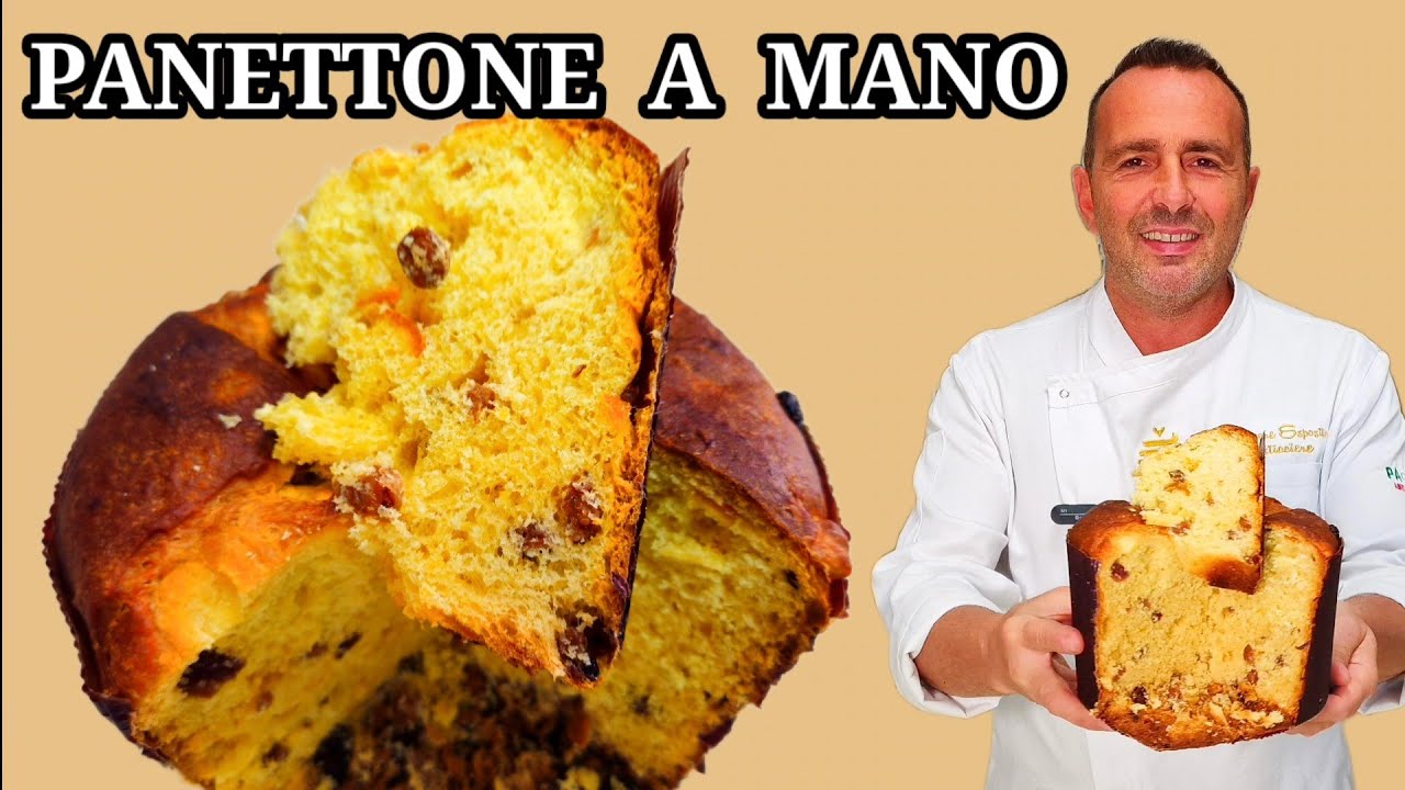 🎄Panettone Natalizio impastato totalmente a mano-pronto in poche ore-ricetta fatta in casa per tutti