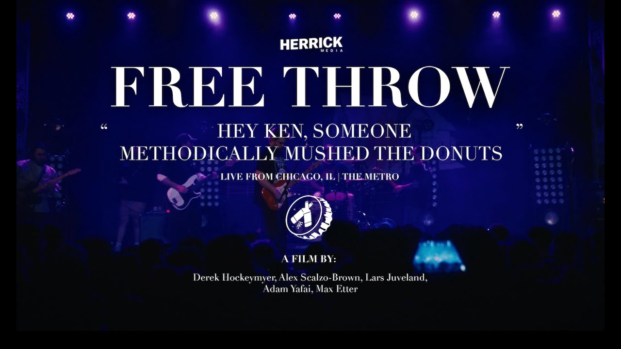 Free Throw - Hey Ken, Someone Methodically Mushed The Donuts LIVE at Metro Chicago