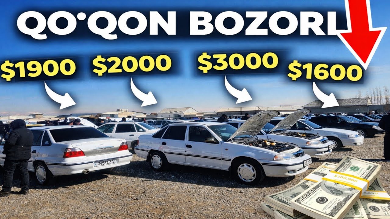 FARGONA NEXIA 1 2BOZOR ARZONLARIDAN 1900$ 2000$ 2800$ 4000$