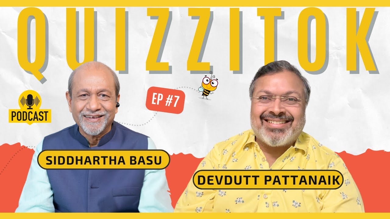 The Quizzitok Podcast | EP 7 | Devdutt Pattanaik on Ahimsa, Mythology, and the Stories That Shape Us