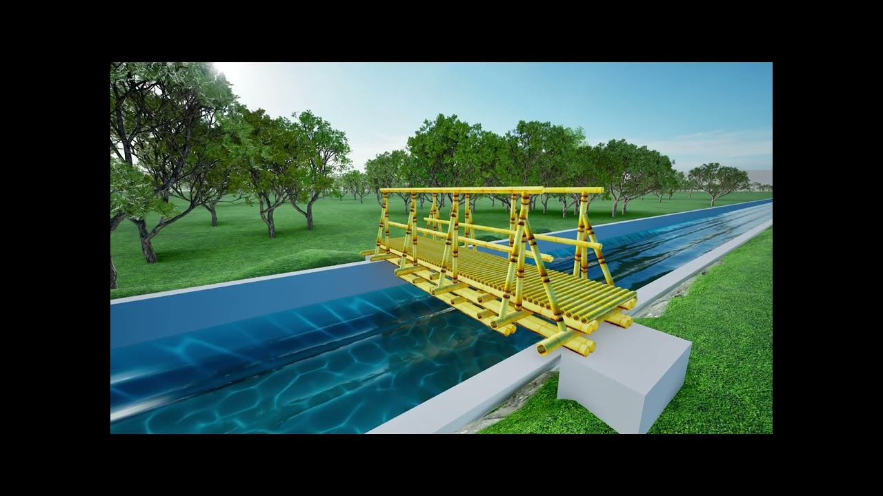 PROCESO CONSTRUCTIVO DEL PUENTE PEATONAL DE BAMBÚ - ING CIVIL-UNPRG